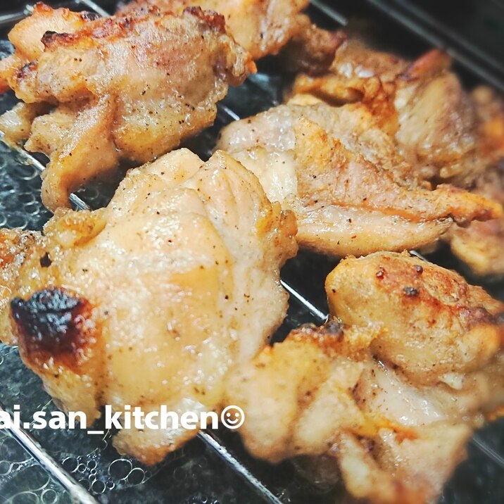 【焼き鳥】魚焼きグリルで グリルチキン